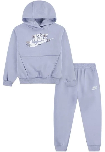 Nike Girls' Floral Futura Hoodie and Joggers Set