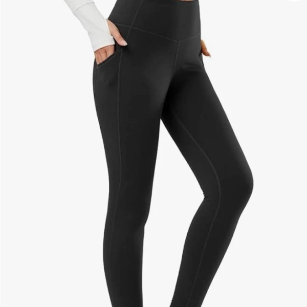 Baleaf Women's High Rise Slim Thermal Pocketed Leggings