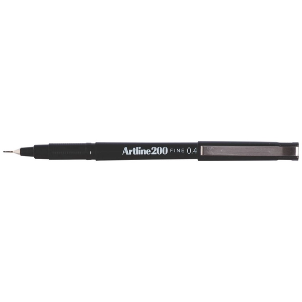 Artline 200 Fineliner 0.4mm Black