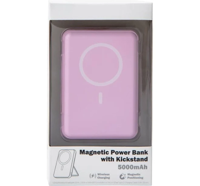 Magnetic Power Bank with Kickstand
