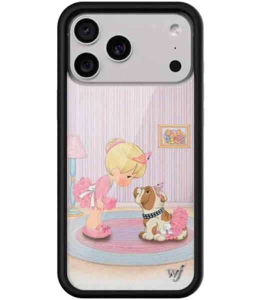 Wildflower Precious Moments Ballerina Bulldog iPhone Case for iPhone 17 Pro Max