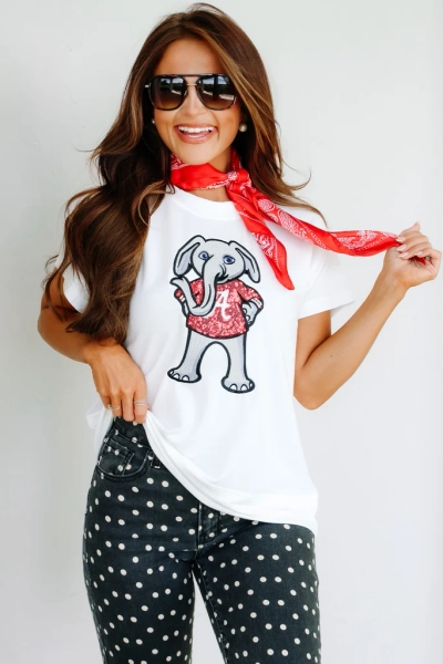 Mary Square Emily Big AL Mascot Short Sleeve Tee