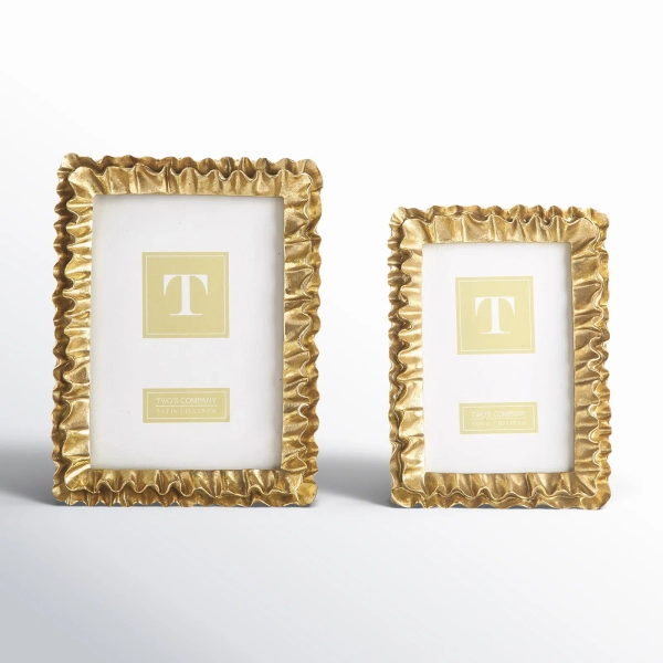 Birch Lane™ 2 Piece Ruffles Picture Frame Set & Reviews | Birch Lane