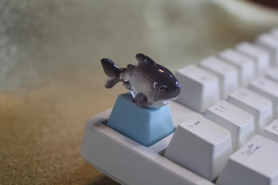 Kawaii Shark Creature Character Keycaps, Fish Keycap, Animal Keycaps, Underwater Keycaps, Sea Keycap, Aquatic Keycap - 1pc - Etsy Sweden