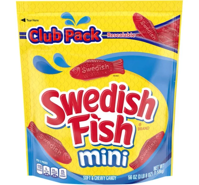 Swedish Fish Mini Soft Chewy Candy