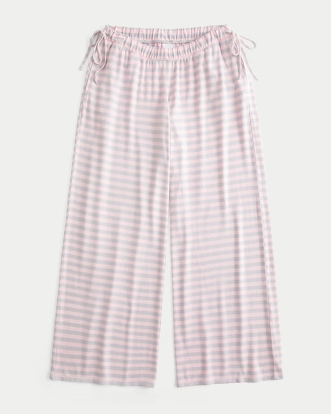 Always Cozy Side-Tie Baggy Pants