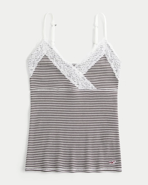 Wrap Lace Trim Layering Cami