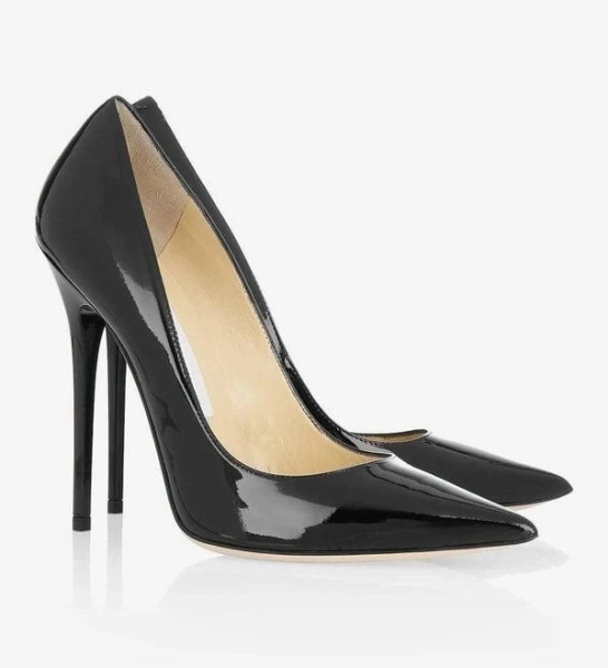 Women's Patent Leather Stiletto Heel Pumps