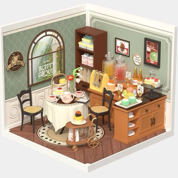 Robotime Rolife Sweet Sips Tea DIY Miniature House
