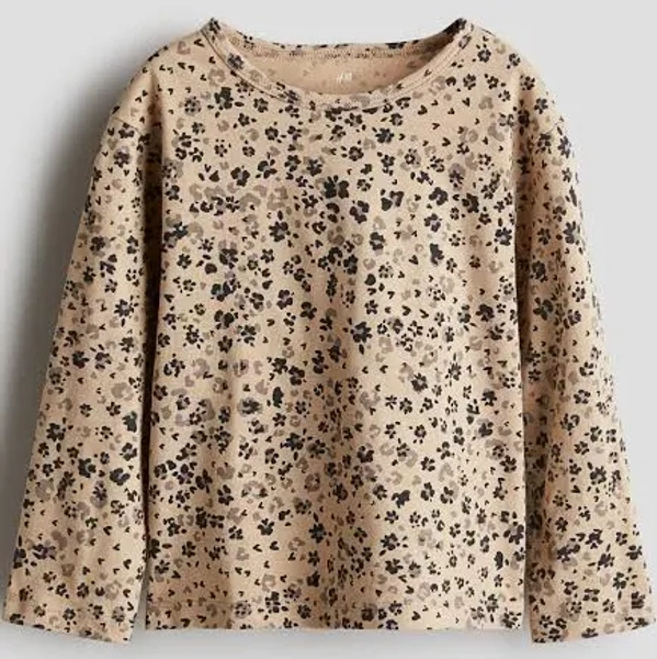 H&M Cotton Floral Printed Top