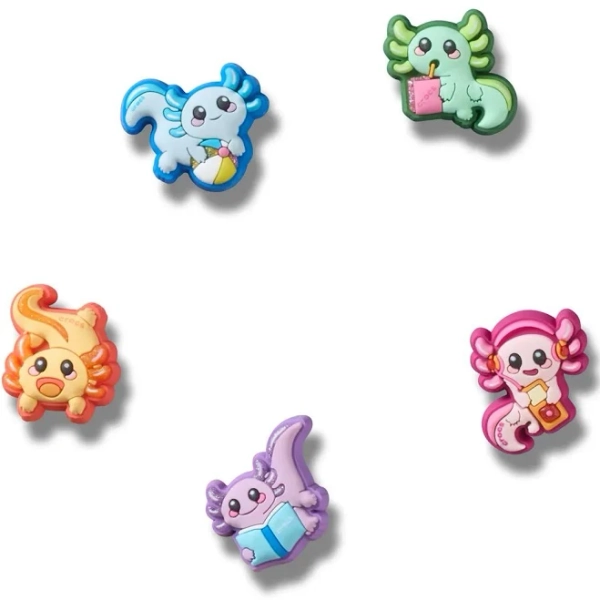 Crocs Tiny Axolotls Jibbitz 5-Pack Shoe Charms