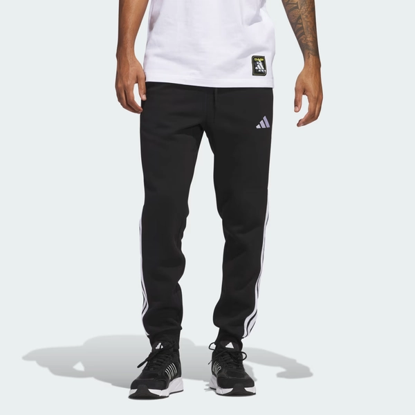 AMED   adidas Essentials 3-Stripes Fleece Pants Black L - Mens Originals Pants