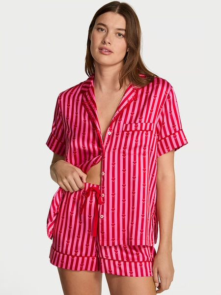 Signature Satin Short Pajama Set