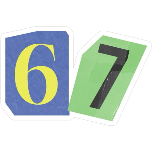 Number 67 Meme Memes Sticker - Redbubble