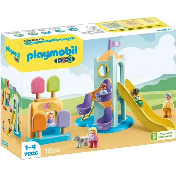 1.2.3 Adventure Tower with ice Cream Booth Set Playmobil 71326
