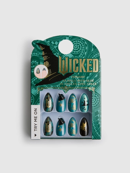 Wicked The Movie Elphaba False Nails