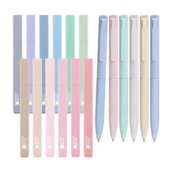 18-Pack Bible Highlighters & Fineliner Pens Set