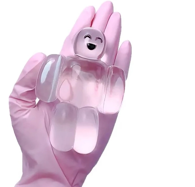 Taba Squishy Kawaii Transparent Jelly Robot Cute Super Soft Slow Rebound Water Sense Cartoon Villain