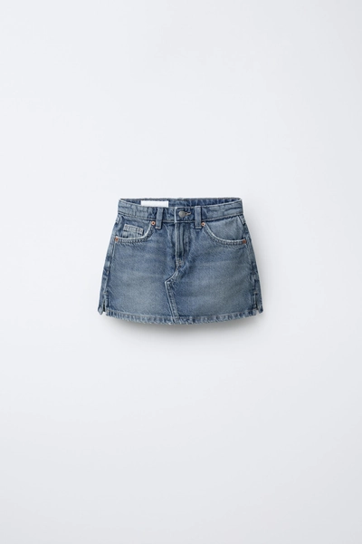 DENIM BERMUDA SKIRT