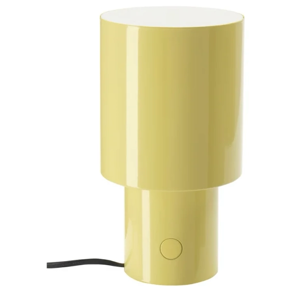 SPETSBOJ Table lamp - dimmable/yellow 9 "