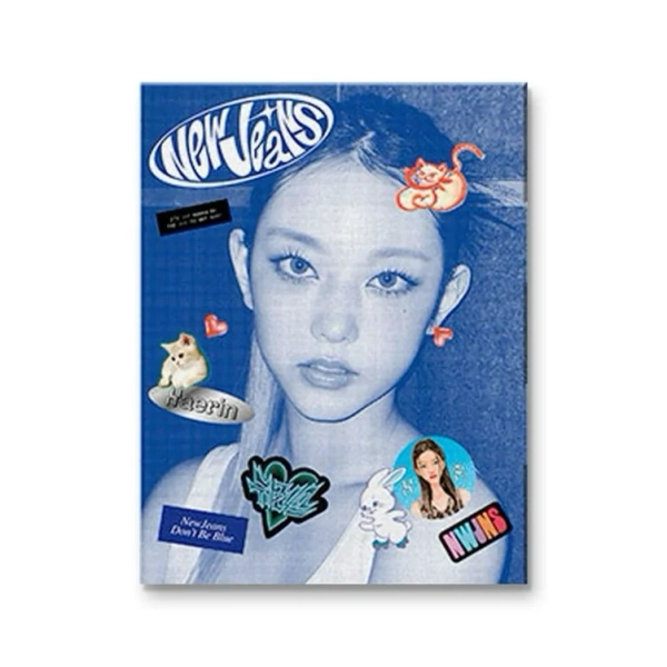 New jeans blue book album Haerin version