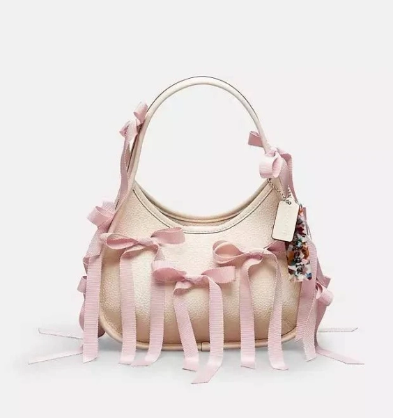Coachtopia Ergo Leather Bag with Allover Bows