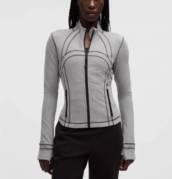 Lululemon Define Cropped Jacket in Herringbone