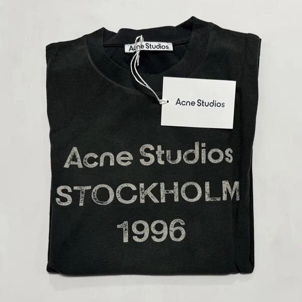 Black Acne Studios Stockholm 1996 cotton long...