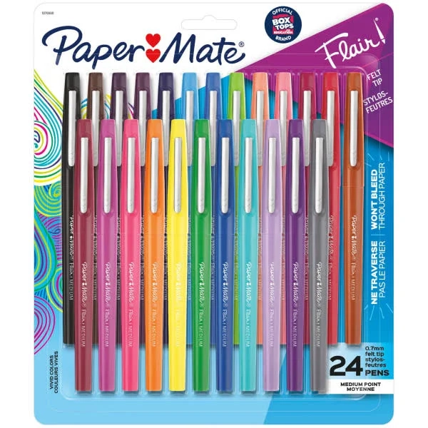 Paper Mate Point Guard Flair Felt Tip Pens