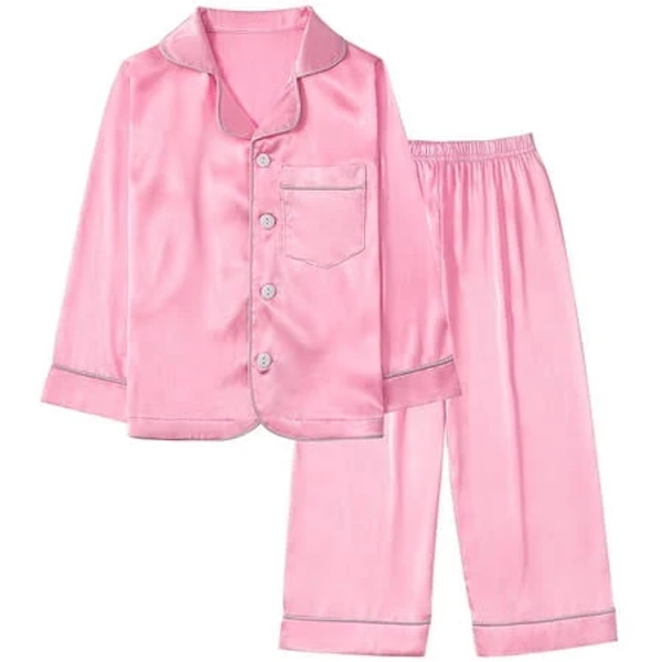 Maxcozy Satin Silk Pajamas Set
