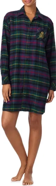 Plaid Print Sleepshirt