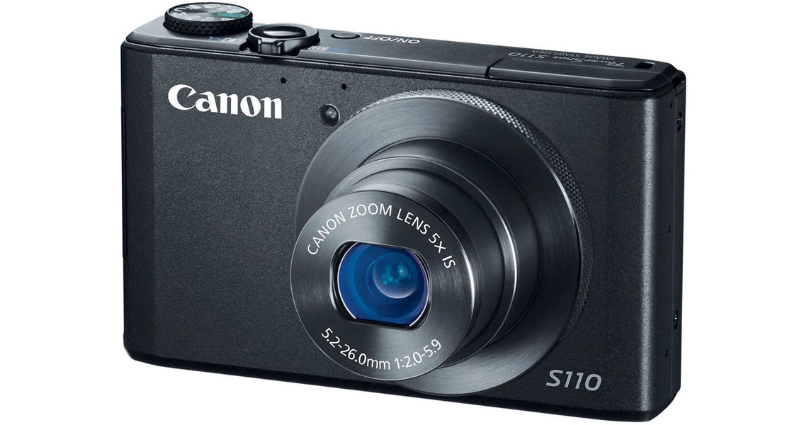 Canon PowerShot S110 Digital Camera (Black)