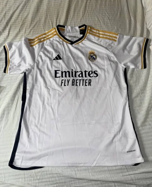 Adidas Real Madrid Emirates Fly Better Home Football Shirt Soccer