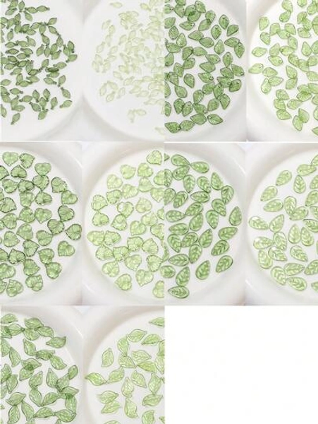 50/100pcs Acrylic Multiple Sizes Transparent Mini Leaves DIY Necklace Bracelet Earrings Jewelry Making Accessories Handmade Crafts Handmade Materials