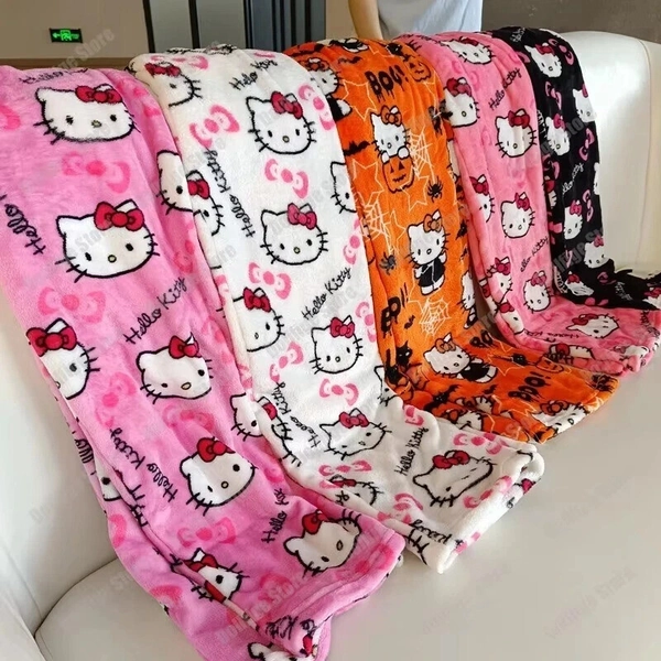 Hello Kitty Pajama Pants Y2k Fairy Sanrio Flannel Autumn Warm Women Pant Fashion