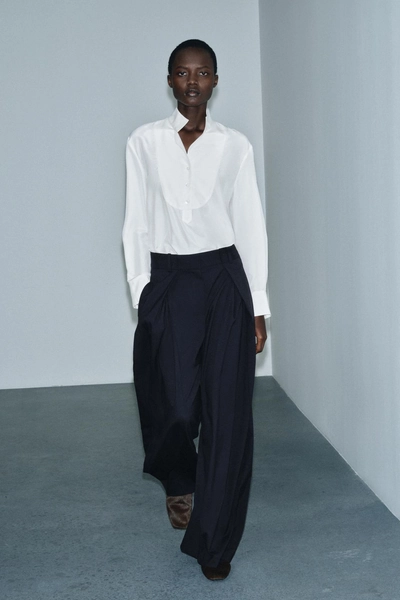 PANTALÓN WIDE LEG PINZAS ZW COLLECTION
