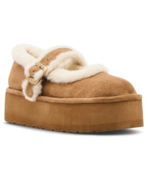 Women's Elena Cozy Platform Mary Jane Flat Shoes