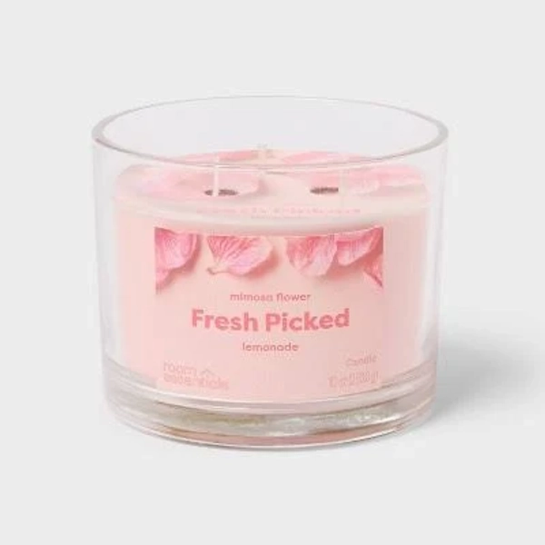 Room Essentials 3 Wick Fresh Picked Jar Candle