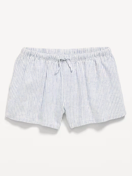 Linen-Blend Shorts for Girls