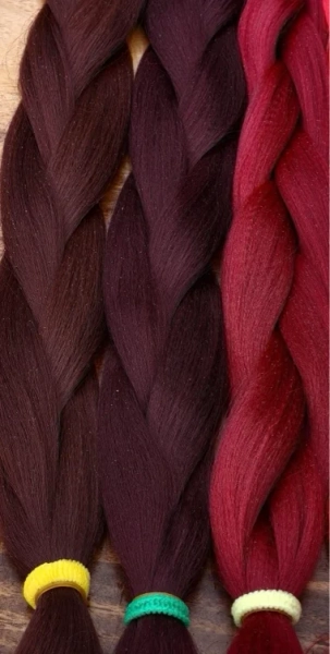 Red Synthetic Braiding Hair Single Pack | High Heat Synthetic | Vegan | Itch-Free