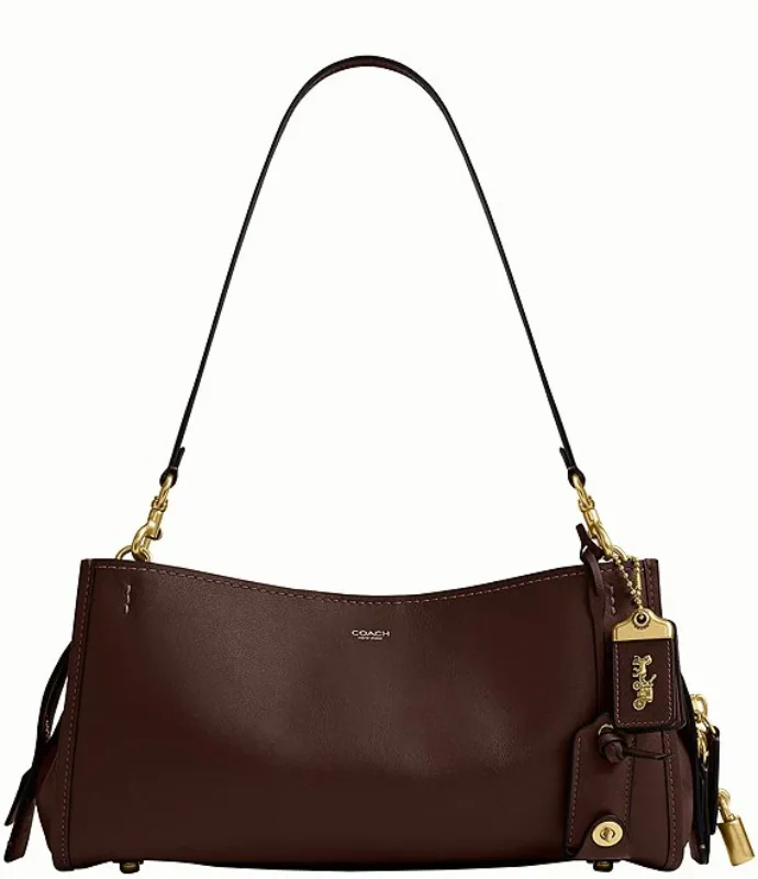 COACH Rogue 34 Soft Leather East-West Shoulder Bag | Dillard's