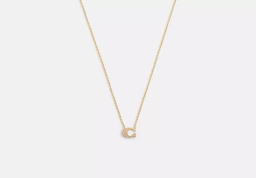 Gold Pave Signature Necklace