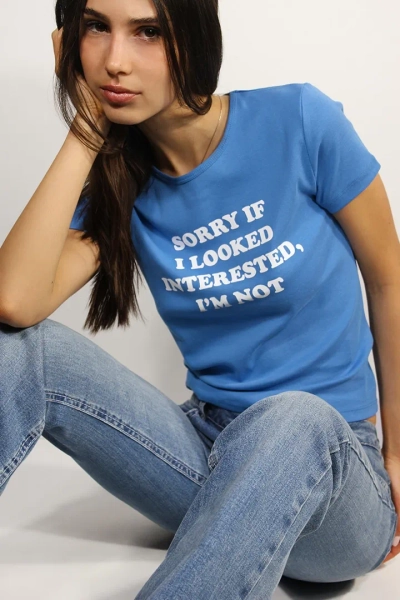 T-shirt “Sorry If I Looked”