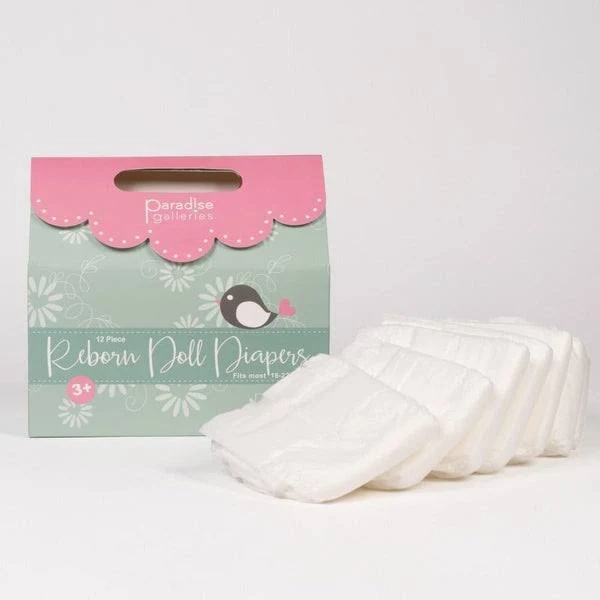 Paradise Galleries Reborn Baby Doll Accessories Reusable Diapers