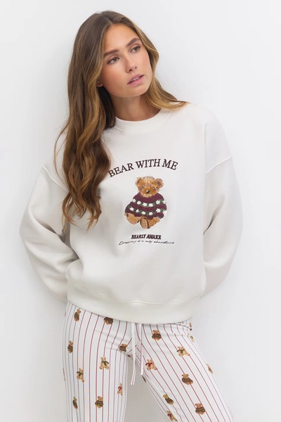 Oversized loungewear sweater