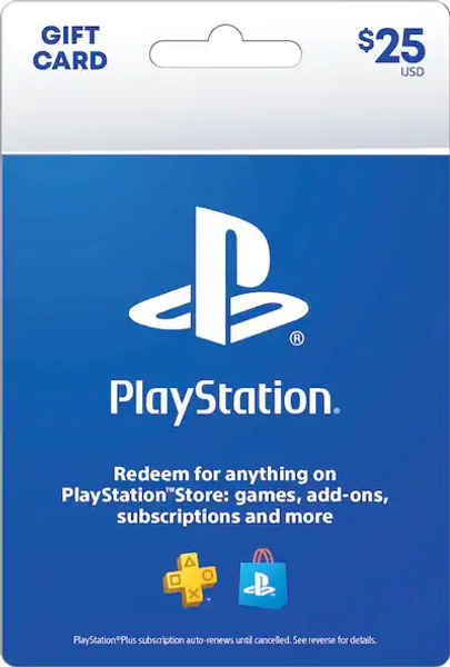 Sony - $25 PlayStation Store Gift Card