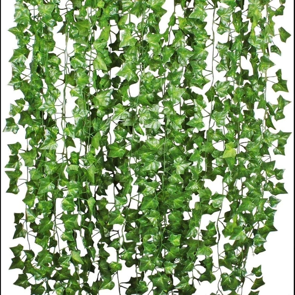 Paquete de 12 Hojas de Hiedra Falsas de 84 Pies Guirnalda Artificial Planta Colgante Enredadera Decoración Astética para Boda Pared Fiesta Habitación - Walmart.com