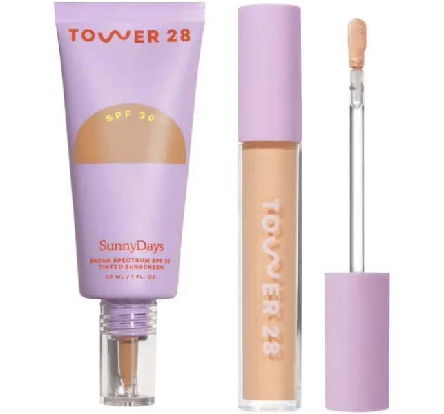 Tower 28 Everyday Base-ics Foundation + Concealer Set