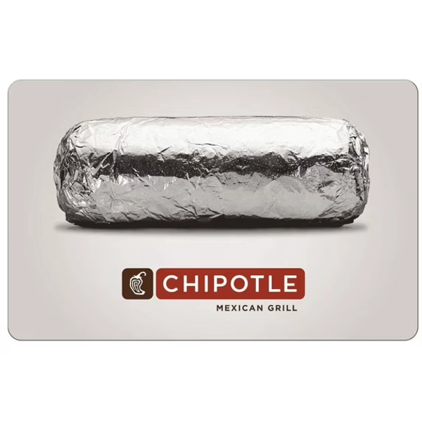 Chipotle $25 Gift Card