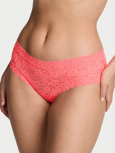 Lace Strappy-Back Cheeky Panty